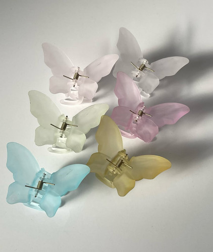 کلیپس زنانه مدل پروانه مات سایز بزرگ