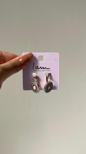 گوشواره زنانه مدل سنتی و رنگی