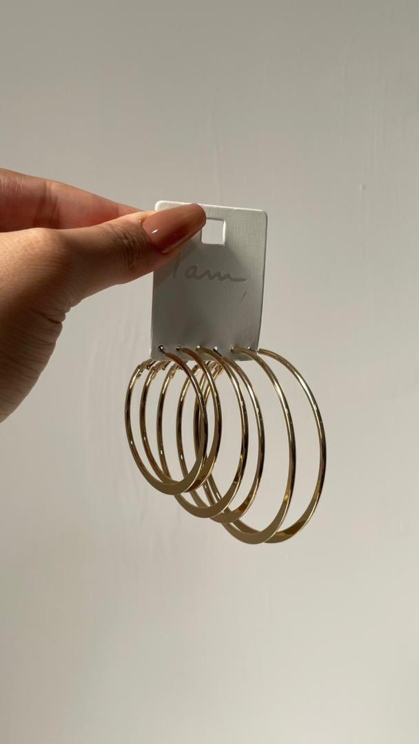 پک گوشواره زنانه مدل حلقه ای