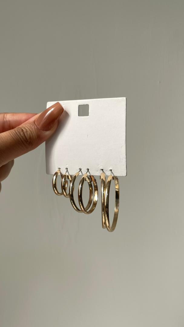 پک گوشواره زنانه مدل حلقه ای 2