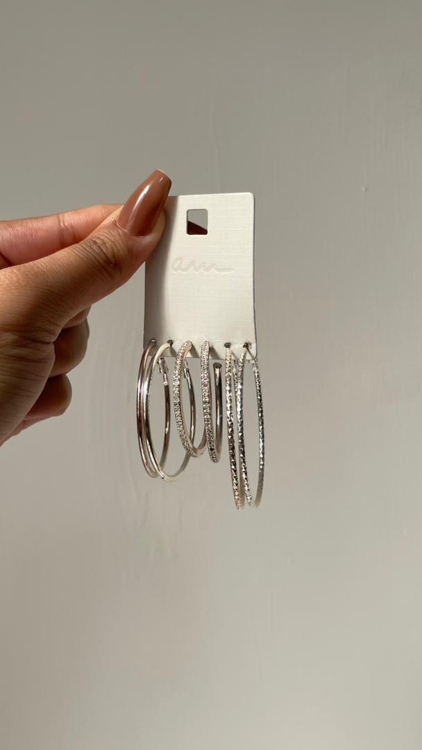 پک گوشواره زنانه مدل حلقه ای 4