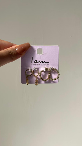 پک گوشواره زنانه روکش طلا