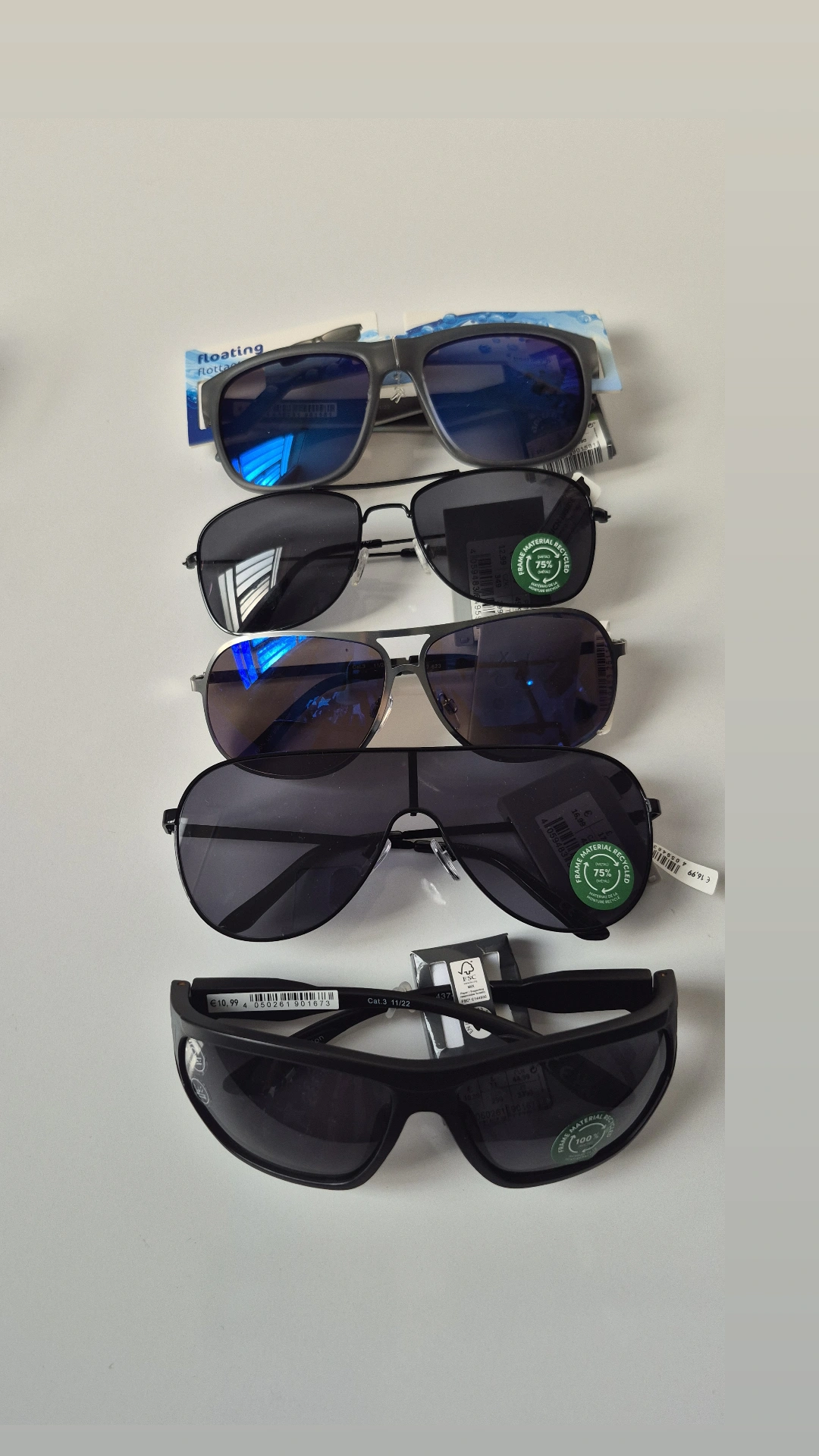 عینک آفتابی مردانه کالکشن جدید با کاور زیپی هدیه 🎁