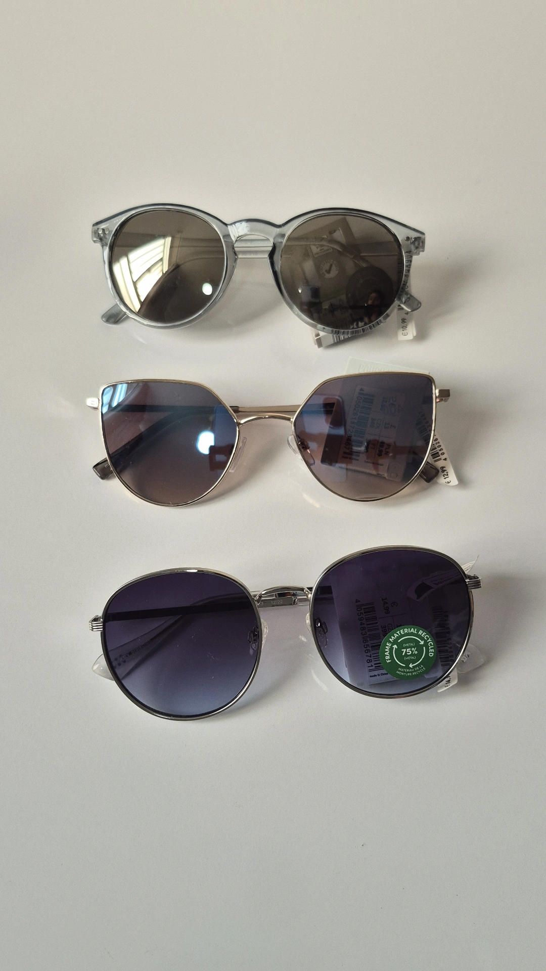 عینک آفتابی زنانه کالکشن جدید با کاور زیپی هدیه 🎁