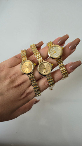 ساعت زنانه فنسی طلایی شیک و زیبا