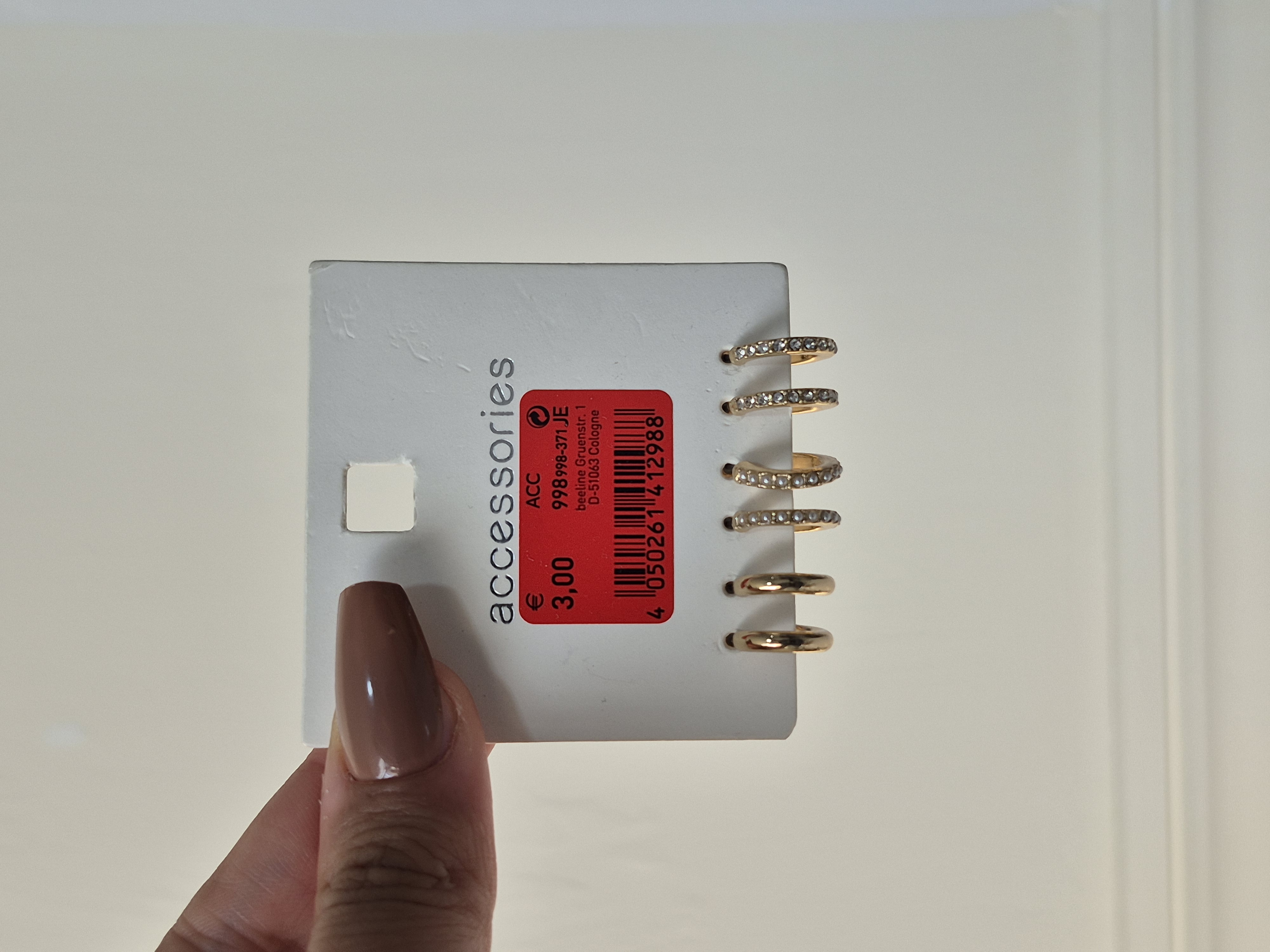 پک گوشواره زنانه طلایی و رنگ ثابت