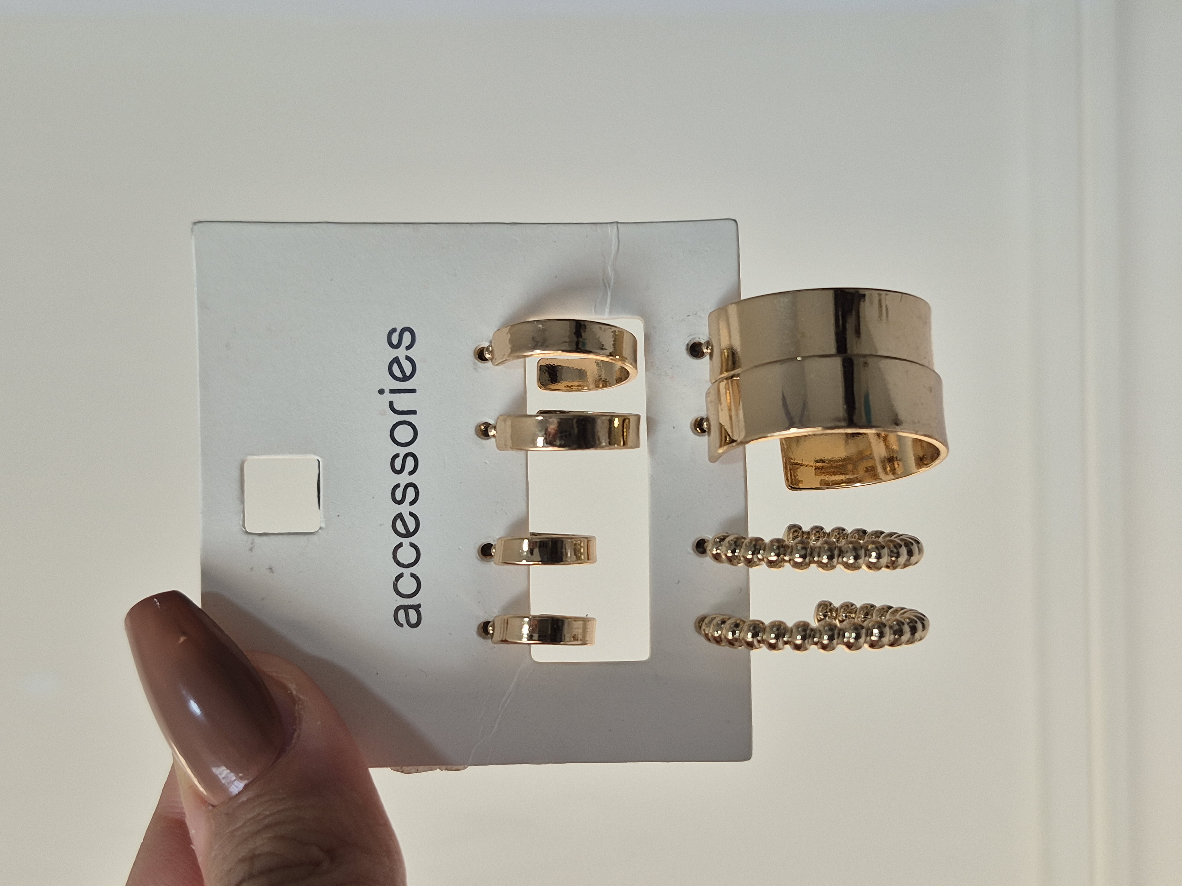 پک گوشواره زنانه طلایی و رنگ ثابت کپی