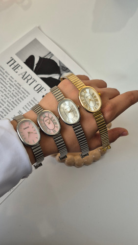 ساعت زنانه گوچی صفحه بیضی شیک و باکیفیت