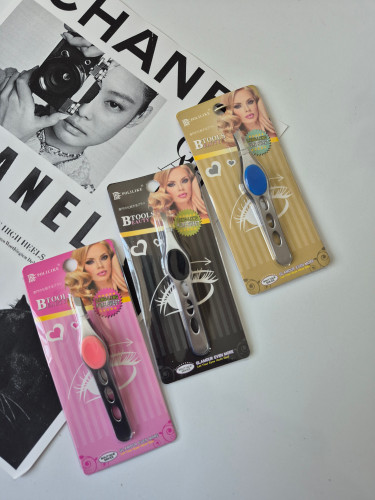 موچین سر کج دکمه ای بسیار با کیفیت مناسب خانم ها و آقایان