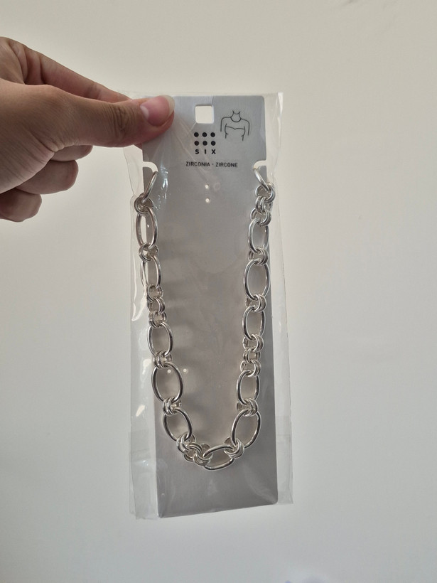 گردنبند زنانه طرح کارتیه سیلور