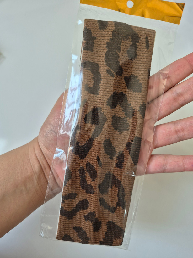 هدبند زنانه کبریتی مدل طرح دار گره ای